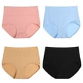 thumbnail image 4 of Cotton Lingerie Deformation Resistant Wrinkle Resistant 4Pcs Pink, 4 of 4