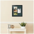 thumbnail image 2 of ArtToFrames Collage Photo Picture Frame with 1 - 5x7 and 3 - 4x6" Openings, Framed in Black with Evergreen and Black Mats (CDM-3926-477), 2 of 8