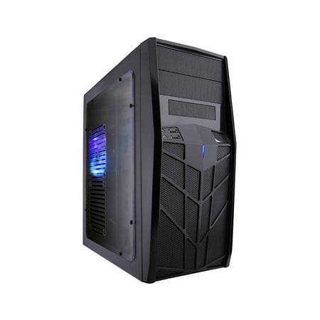 UPC 837344002489 product image for Apevia X-TRPJR-BK X-trooper Jr No Power Supply Atx Mid Tower W/ Side Window | upcitemdb.com