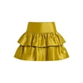 thumbnail image 5 of Scoop Women's and Women's Plus Tiered Ruffle Mini Skirt, Sizes XS-4X, 5 of 5