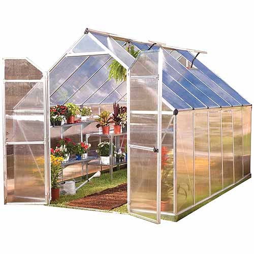 Palram Essence Greenhouse 8' x 12' Silver by Palram