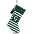 thumbnail image 1 of 26 Large Letters Christmas Red Socks Candy Boots Holiday Gift Bags Red Striped Christmas Stockings Christmas Tree Decoration Socks Decoration Bags 1PC, 1 of 3