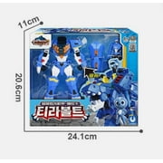 New Miniforce Super Dino Power 2 Dinosaur Transform T-Rex Robot Figure Toys