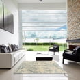 thumbnail image 7 of Ahgly Company Machine Washable Indoor Round Contemporary Gold Area Rugs, 5' Round, 7 of 7