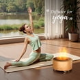 thumbnail image 3 of Noahstrong 500ml Essential Oil Diffuser, Oil Diffuser with 9 Realistic Flame Colors 4 Timer Setting & 28dB Low Noise Flame Diffuser Cool Mist Humidifier for Large Room Bedroom, 3 of 8
