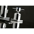 thumbnail image 4 of Kingston Brass Concord Widespread Bathroom Faucet with Satin Nickel Finish and Pop-up Drain, 4 of 6