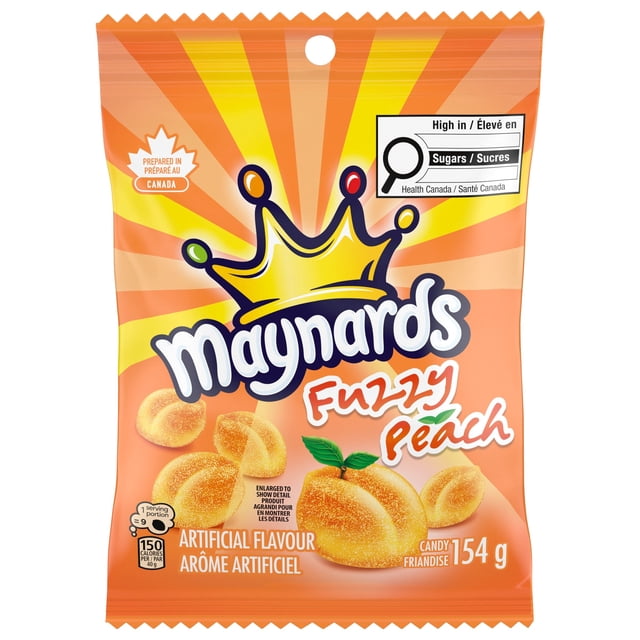Maynards, Fuzzy Peach Candy, Gummy Candy