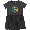 thumbnail image 3 of Inktastic Mardi Gras Girl Girls Toddler Dress, 3 of 5