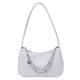 thumbnail image 1 of Moda mujer PU axila bolsa mariposa cadena Color puro Mini monedero (blanco) Tmvgtek Oficina Multiescena Multifunción, 1 of 9