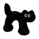 thumbnail image 4 of Juguete de peluche suave, decoración de animales, figurita, accesorios para fotos, cojín de peluche, almohada para sala de estar, sofá, recuerdo de , negro, 4 of 8