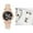 Beige_Free Size, variant on YOHAVEN Women’s Fashion Digital Wrist Watch, Personality Luminous Night Display Adjustable Strap Watch for Office Casual Outdoor Everyday Wear Gift