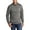 Graphite Heather, variant on Adult Core Fleece 1 4 Zip Pullover Sweatshirt Cotton Polyester Blend Long Sleeve