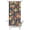 White-243, variant on Exotic Palm Tree Boho Shower Curtain, Waterproof Fabric with Hawaiian Paradise and Safari Jungle Island Prints, Machine Washable, Includes 6 Hooks