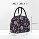 thumbnail image 2 of Disketp Roses Flowers Bolsa Térmica para Almuerzo, Lonchera con Abertura Amplia y Gran Capacidad, Organizador Reutilizable para Mujeres, Hombres y Adultos, 2 of 6