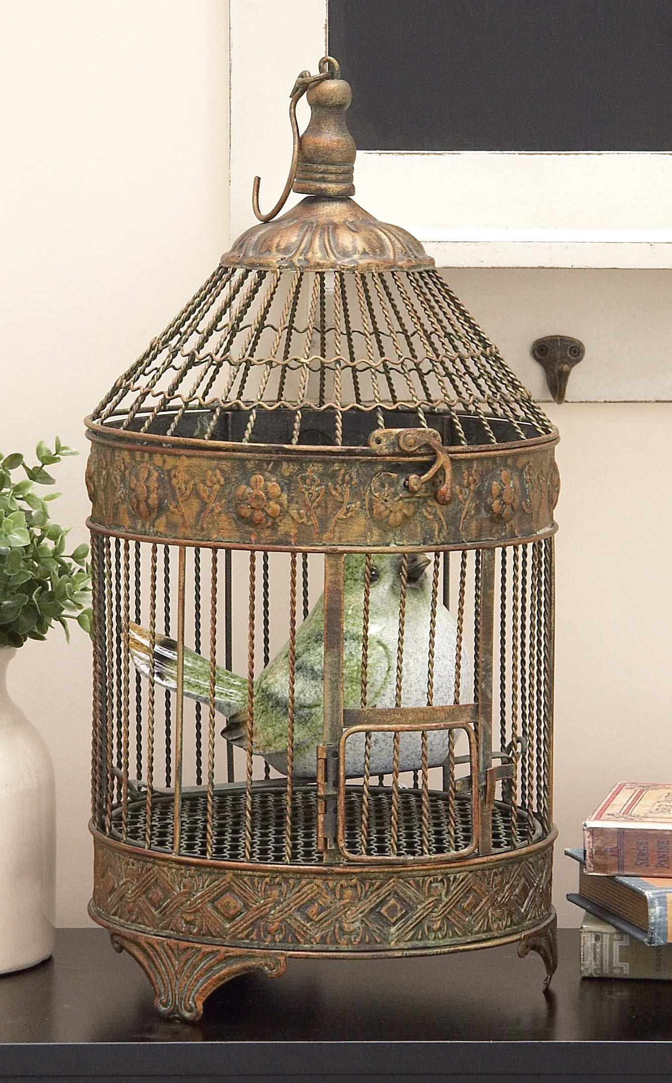 rustic bird cage