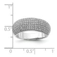 thumbnail image 2 of Brilliant Embers Sterling Silver & CZ  Polished Ring, 2 of 2