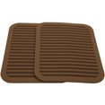 thumbnail image 1 of Posavasos de silicona para platos calientes y ollas calientes, almohadillas calientes para encimeras, mesas, agarradores de ollas, soportes para cucharas Alfombrillas de secado pequeñas, juego de 2 Adepaton HMHZ086-3, 1 of 6