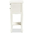 thumbnail image 4 of Wholesale Interiors Baxton Studio Eliya Classic and Traditional White Finished Wood 2-Drawer Nightstand, 4 of 9