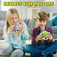 thumbnail image 4 of Skirfy Kids Digital Camera with 1080P Video, Dual-Lens, 96MP Photos, Fun Filters, Games, Rechargeable Battery, and 32GB SD Card, Dinosaur-Themed Gift for Boys and Girls Ages 3+, 4 of 6