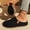 Black, variant on Women's Perforated Closed Toe Mules, Low-Top Lightweight Slip-On Breathable Flat Clogs for Casual & Everyday Wear Beige 37