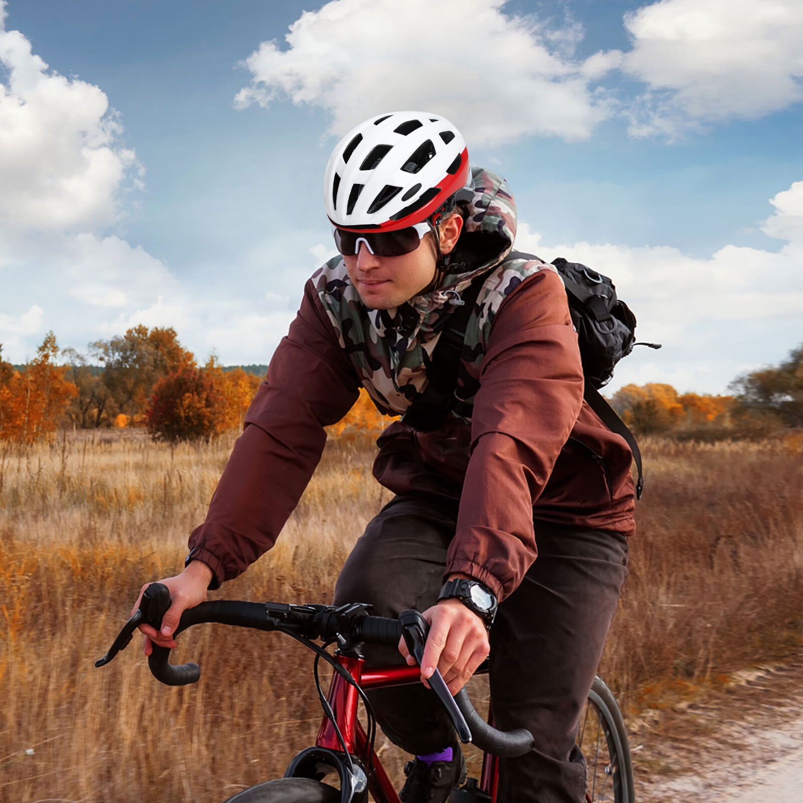 Adult Cycling Helmet for Road and Mountain Biking Unisex Lightweight