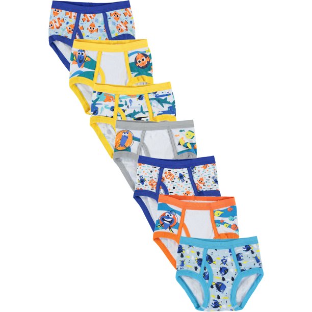 Disney Finding Dory Toddler Boys Brief Underwear, 7Pack Walmart