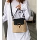 thumbnail image 2 of Bolsa cruzada para mujer, bolsa de playa de paja, bolsa de mano, bolsa de viaje, bonita bolsa de noche 2023, Negro -, Talla unica, 2 of 3