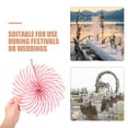 thumbnail image 3 of FESTFENDS 1Set Pink Rose Gold Paper Fan Garland Wedding Decoration Romantic .11X15.33X0.79in, 3 of 8