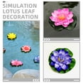 thumbnail image 3 of unbranded 10Ud Hojas De Loto Artificial Eva Para Estanques Peceras Y Flotantes, 3 of 8