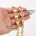 thumbnail image 3 of 7/9/11mm Men Women 316L Stainless Steel Coffee Beads Bean Chain Necklace Jewelry, 3 of 9