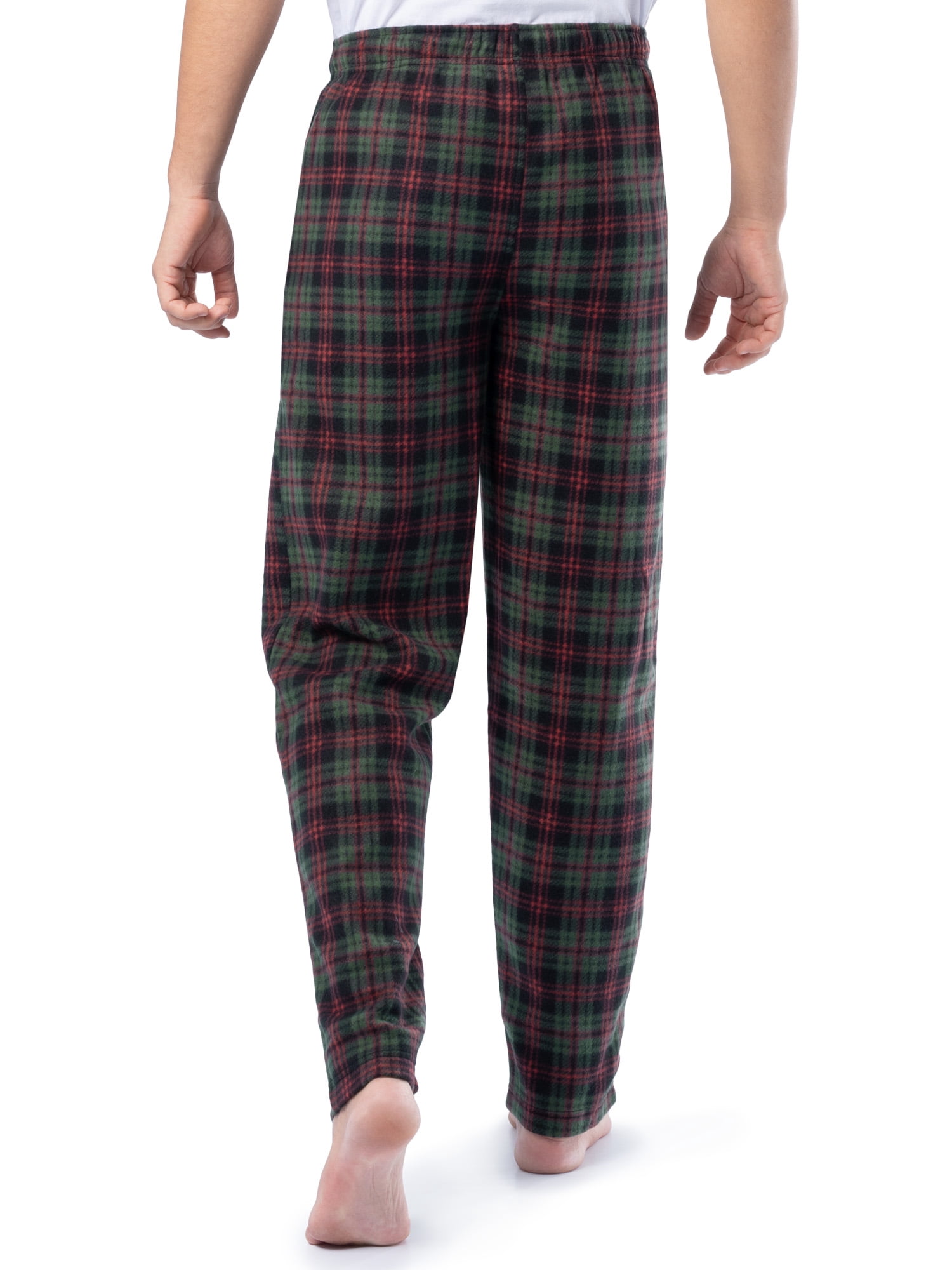 Fruit of the Loom Men's Plaid Fleece Pajama Pant 2-Pack, Sizes S-5XL