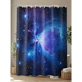 thumbnail image 4 of Fsddascl Starry Sky Shower Curtain Set - 72" x 78" Washable Bathtub Curtain with 12 Hooks, Modern Minimalism Night Star Scenery Art Waterproof Fabric Stall Shower Curtains for Bathroom/Bathtub, 4 of 6