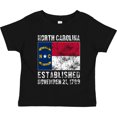 thumbnail image 3 of Inktastic Established November 21, 1789 North Carolina Flag Boys or Girls Toddler T-Shirt, 3 of 5