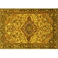 thumbnail image 1 of Ahgly Company Indoor Rectangle Medallion Yellow Traditional Area Rugs, 2' x 3', 1 of 4