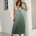 thumbnail image 5 of Abstract Texture Green Grey Gradient Sleeveless Dress Summer Women Clothes Dress for Pregnant Women Dresses, 5 of 9