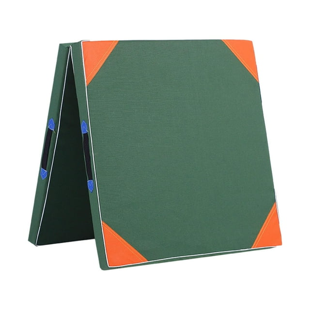 Almencla Folding Exercise Mat Thick Gymnastics Mat for Core Workouts Home Gym Fitness 10cm thick