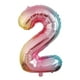 Lolmot Ballons Décorations pour Fête d'Anniversaire Numéro de Papier d'Aluminium Ballons Numéro de Couleur Joyeux Anniversaire – image 1 sur 1