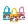 Unicorn Totes - Favor Bagss - 12 Pieces