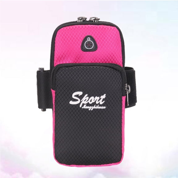 WRISTBIQUE Sweatproof Fitness Armband for Cell Phone with Large Capacity and Breathable Material