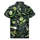 thumbnail image 4 of Camisa con estampado de vegetales creativos para hombre, ropa con estampado 3D, camisas hawaianas de verano, blusas de manga corta con botones y solapa suelta, blusa Aloha, 4 of 4