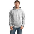 thumbnail image 3 of Hanes Ultimate Cotton Adult Pullover Hoodie Sweatshirt, S, Ash, 3 of 6