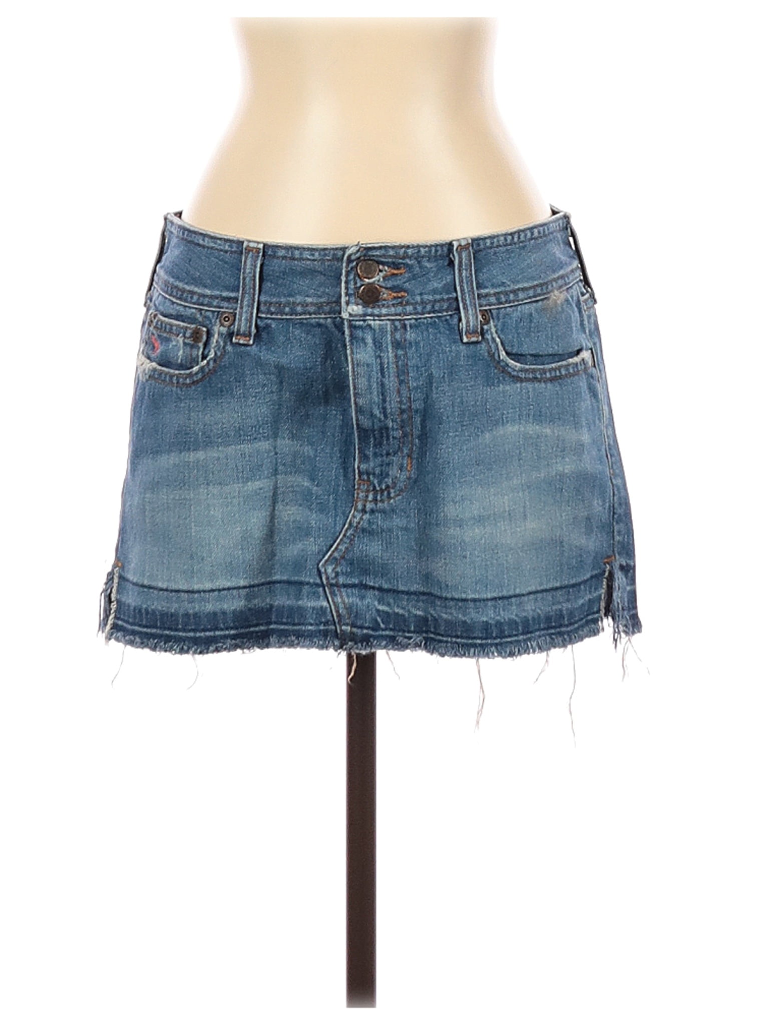 abercrombie denim skirt