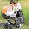thumbnail image 6 of Gaeub Purple-Gold Triangles Print Mummy Diaper Bag Backpack,Durable Maternity Baby Nappy Casual Shoulder Bags,Travel Hiking Outdoor Pack, 6 of 6