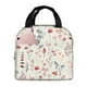 thumbnail image 1 of Easygdp Wildflower Watercolor 3 Bolsa Térmica Premium - Tela Oxford Impermeable, Gran Capacidad, Bolsillo Frontal, Unisex para Trabajo, Escuela, Actividades al Aire Libre y Picnics, 1 of 8