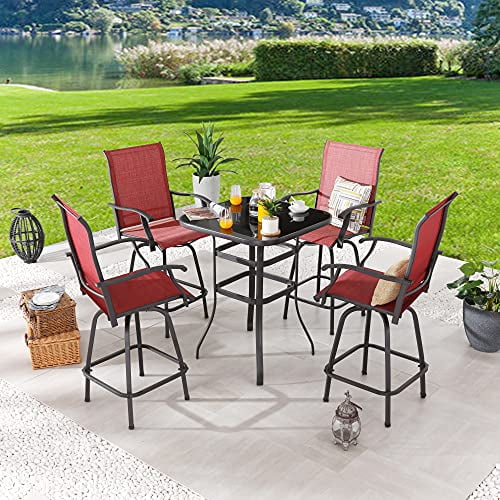 Red patio set discount walmart