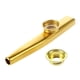 thumbnail image 3 of 2X Mirliton de Metal Boca de Flauta Instrumento Musical Oro, 3 of 5