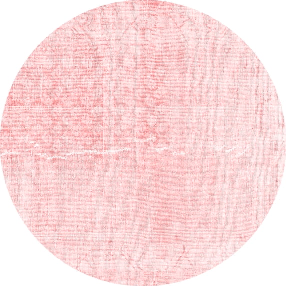 Ahgly Company Indoor Round Persian Red Traditional Area Rugs, 3' Round