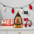 thumbnail image 6 of ​Water-Filled Snow Globe Lantern with LED Lights & Falling Snow - Battery Powered Santa Christmas Decor, 6.8oz Tabletop Display (200ml) multicoloured, 6 of 6
