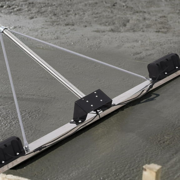 Cordless Electric Concrete Vibrator, Battery-Powered Cement Finishing Vibrating Machine with 180cm Leveling Ruler, 3000-6000 RPM for Smooth Concrete Surfaces for Floor Heating and Road Construc