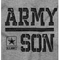 thumbnail image 2 of US Army Son Military Soldier Pride Men's Long Sleeve Tee T Shirt Brisco Brands S, 2 of 4